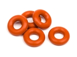 6819 - SILICON O-RING P-3 (RED) (5 pcs)